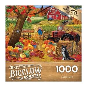 Chris Bigelow Fall Harvest Puzzle - 1000 Pieces (1.2 lbs)